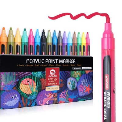 Picture of Mobee Acrylic Paint pens| Set of 20