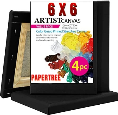 Picture of Black Premium Canvas 6X6 4pcs