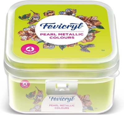 Picture of Fevicryl Pearl Metallic Colors  4 Shades