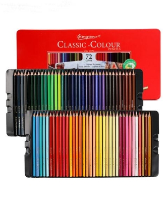Picture of Giorgian 72 Colors Professional Oil Based Colored Pencils