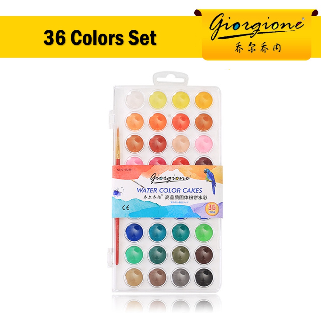 Picture of Giorgione Solid Watercolor Cake 36 Colors