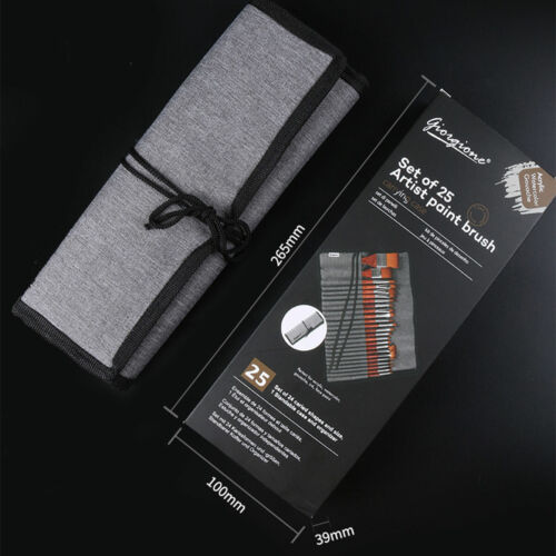 Picture of Giorgione 25 Pcs Artist Paint Brushes Watercolour Acrylic Oil Painting Brush With Case Set