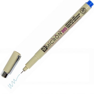 Picture of Sakura Pigma Micron Pen 005 - Blue