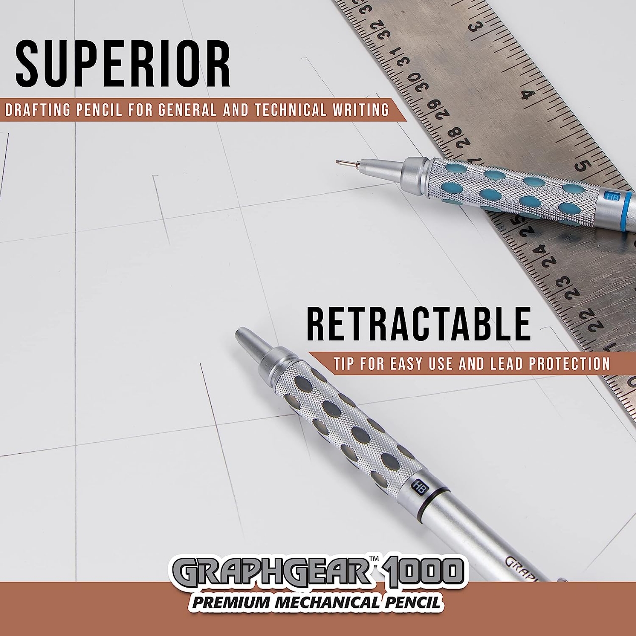 Picture of PAPERTREE GG1000 Automatic Drafting Pencil, 0.3mm