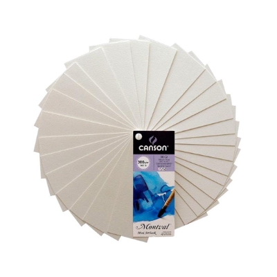 Picture of Canson Watercolor  Mini Art Book with 1 Watercolor Brush