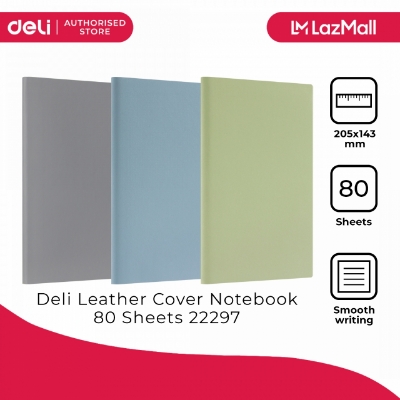 Picture of Deli 22297 Leather Cover Premium Notebook