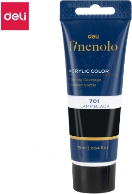 Picture of Deli EC75-BK Finenolo Acrylic color 75ml BLACK