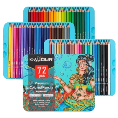 Picture of KALOUR Premium Oil Colored Pencils, Set of 72
