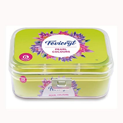 Picture of Fevicryl Pearl Kit Acrylic Color 10 ml 6 Shades