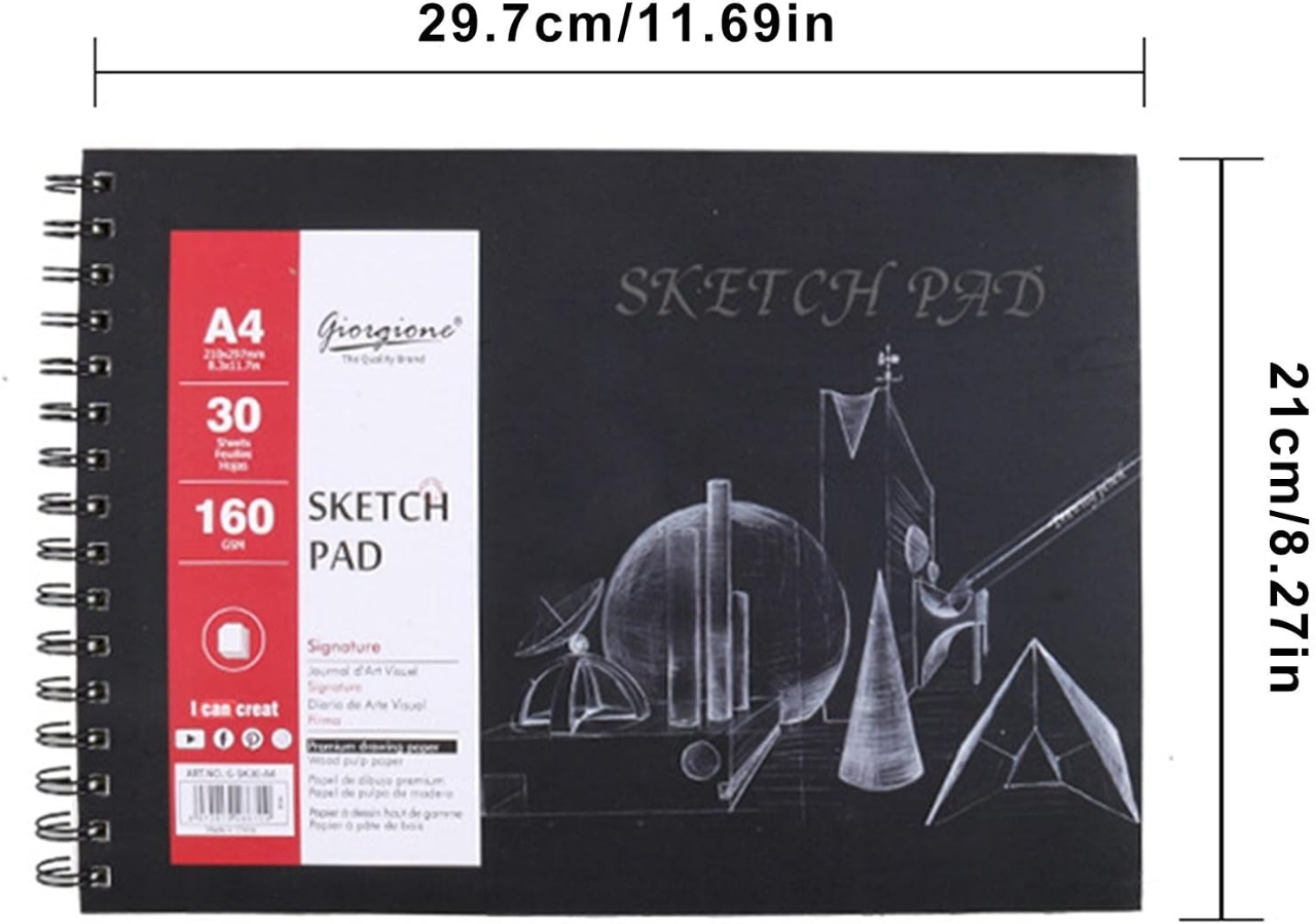 Picture of Giorgione Hardcover Premium Sketchbook With Spiral Wire A4