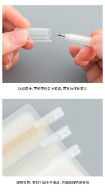 Picture of STA  High quality professional gelly roll white gel pen for highlight and calligraphy