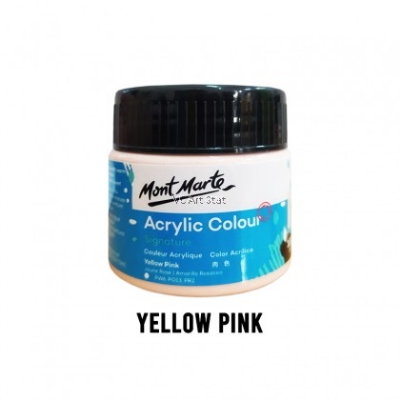 Picture of mont marte acrylic color 100ml - Yellow Pink