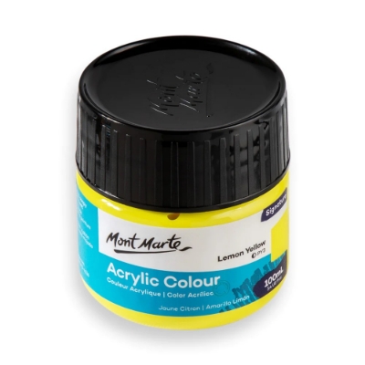 Picture of mont marte acrylic color 100ml - Yellow Green