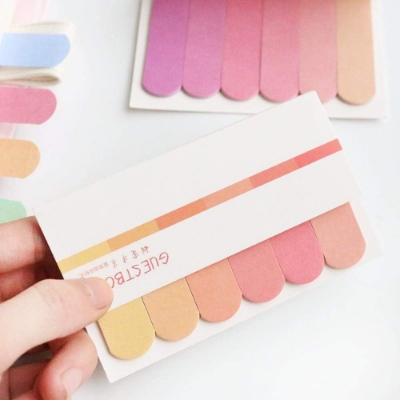 Picture of 120 Pages Cute Kawaii Log Pad Sticky Notes