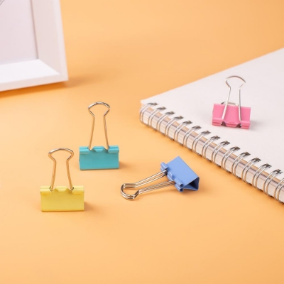 Picture of Deli E8554A Binder Clips - 25mm, Assorted