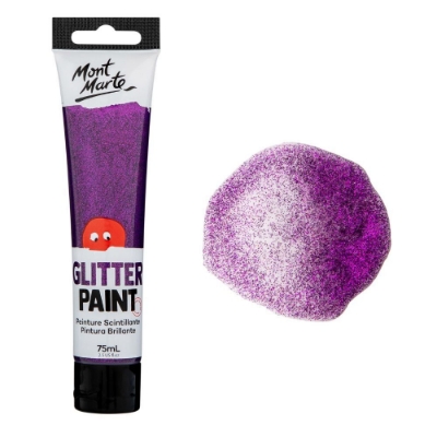 Picture of Mont marte Glitter Paint 75ml Purple