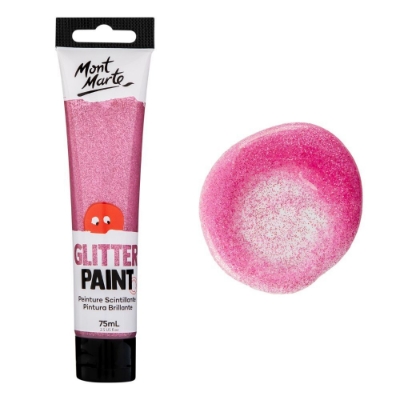 Picture of Mont marte Glitter Paint  75ml Pink