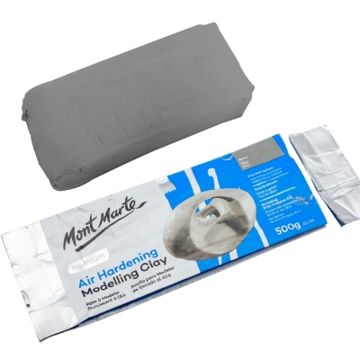 Picture of Air Hardening Modelling Clay Premium 500g Grey