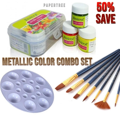 Picture of Metallic Acrylic Colors Combo Set