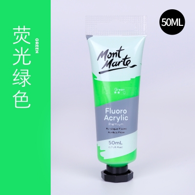 Picture of Mont Marte Fluoro Acrylic Paint 50ml - Green
