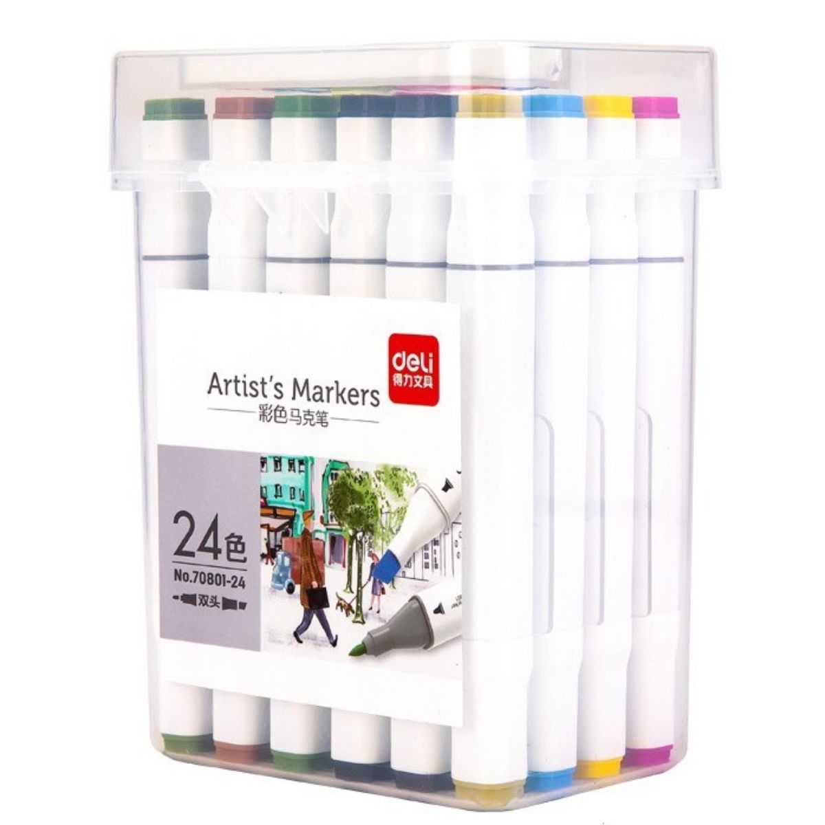 Picture of Deli E70801-36 SKETCH MARKER 36 Colors
