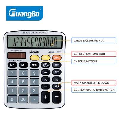 Picture of Guangbo HWWN31607 Electonic Calculator 12 Digit