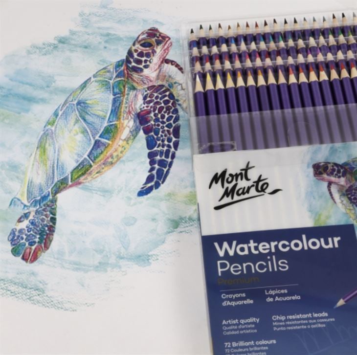 Picture of Mont Marte premium water color Pencils 72 pcs