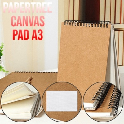 Picture of PAPERTREE Premium Quality Canvas Pad for Acrylic Water and Oil color A3 SIZE