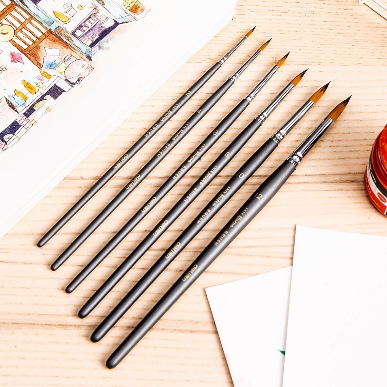 Picture of Deli 73892 Painting Brush Set 6's