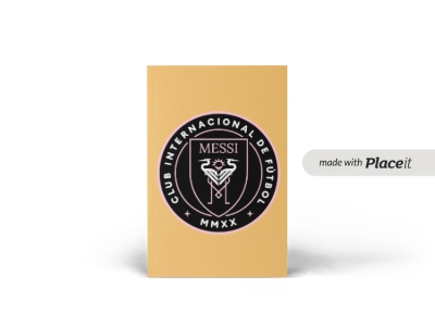 Picture of Inter Miami Logo Vintage Cover Note Book , sketch pad