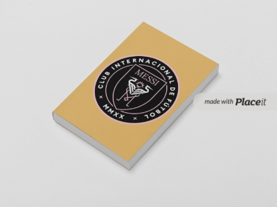 Picture of Inter Miami Logo Vintage Cover Note Book , sketch pad