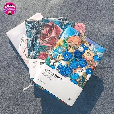 Picture of Dicai Multi glitter Brush print Notr book A5 size