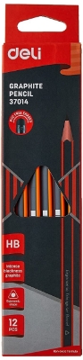 Picture of Deli E37014 Graphite Pencils for School 1 Box(12PCS)