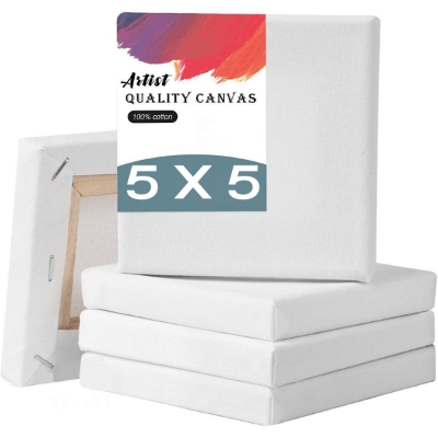 Picture of PAPER TREE Premium White Canvas 5X5 INCH