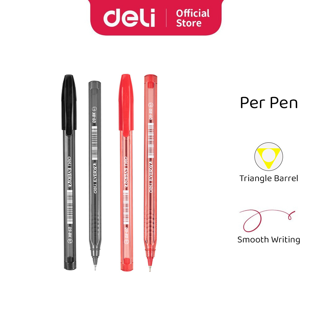 Picture of Deli EQ9-BK Ball Point Pen B50pcs Black