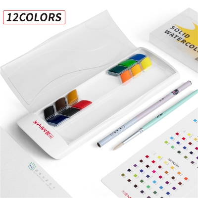 Picture of HIMI Rhombus Solid Watercolor Kits 12 Colors