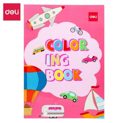 Picture of Deli EN047 Coloring Book Drawing Book For School Supplies 250*176mm,12sheets