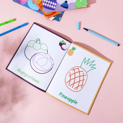 Picture of Deli EN047 Coloring Book Drawing Book For School Supplies 250*176mm,12sheets