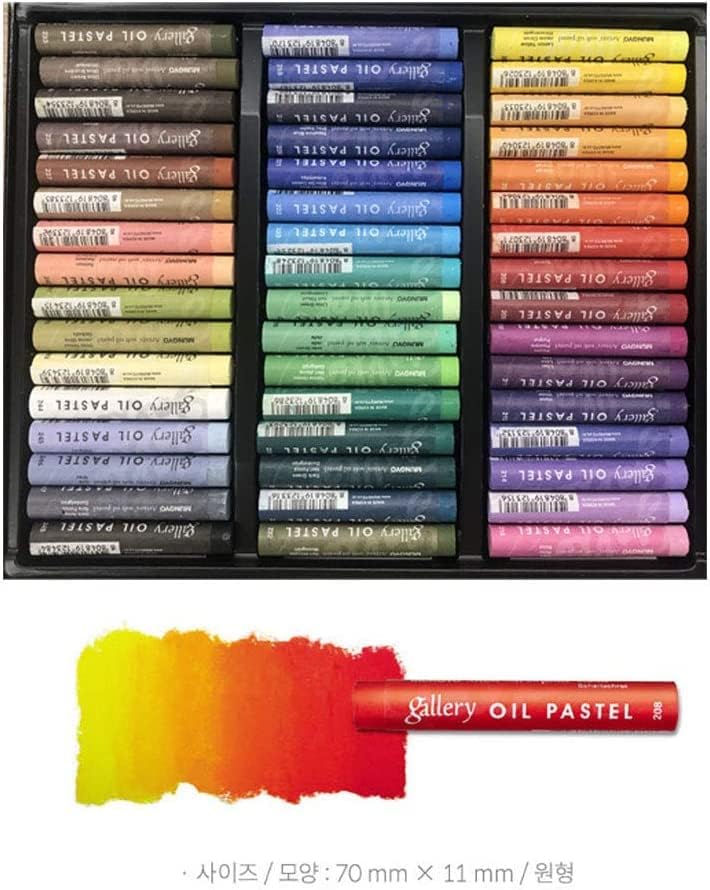 Picture of Mungyo Gallery Soft Oil Pastels Set of 48 - Assorted Colors - New Version