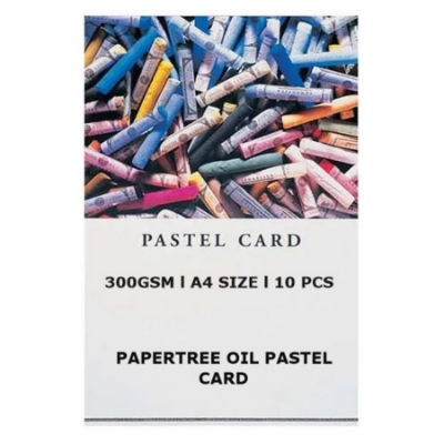 Picture of Oil Pastel Art Card A4 10 Pcs