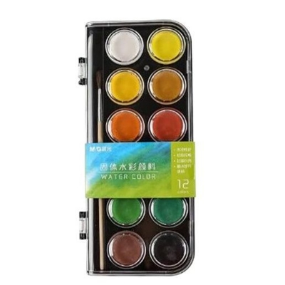 Picture of M&G Light Solid Paint Watercolor 12 Colors
