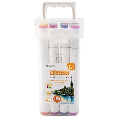 Picture of M&G Double-tip Triangle Art Marker 12 shade