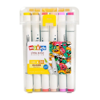 Picture of M&G Soft Brush Double Tip Round Marker 24 Colors