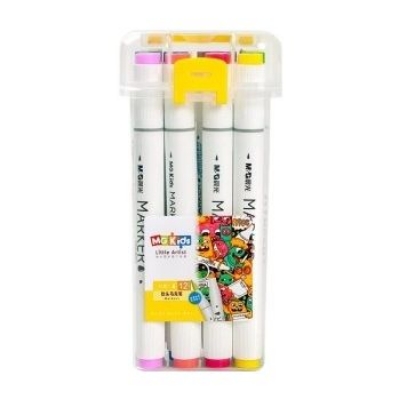 Picture of M&G Soft Brush Double-Tip Round Marker 12 Colors