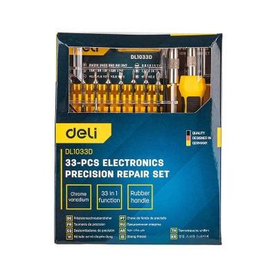 Picture of Deli Tool EDL1033D Electronics Screwdriver Set - 33pcs