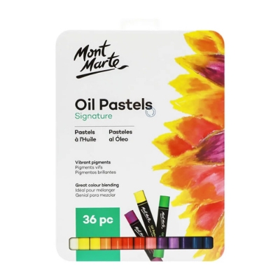 Picture of Mont marte Oil Pastels in Tin Signature 36pc