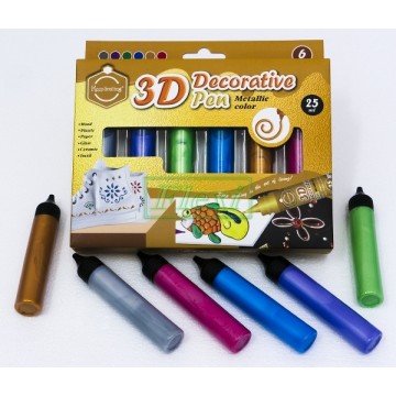 Picture of Keep smiling 3D decorative pen 6 Shade