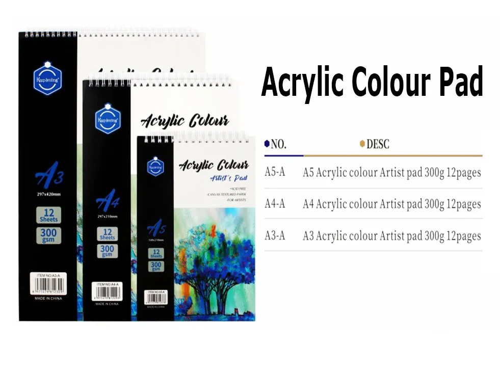 Picture of Artist Pad Acrylic Color Pad A4