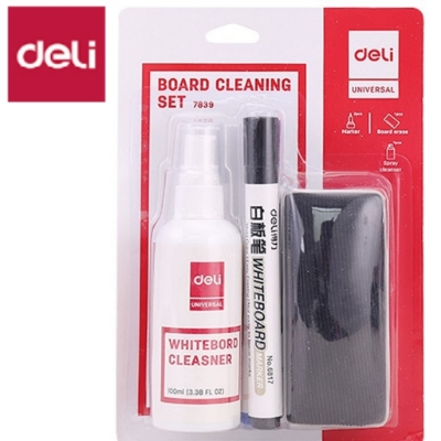 Picture of Deli E7839 white Board Cleaning Set white board cleaning kit White board cleaning set