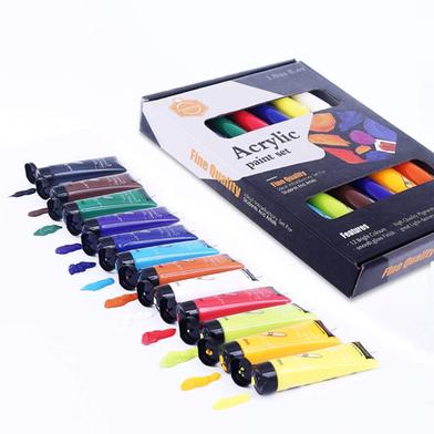 Picture of Keep Smiling For Students & Artists Acrylic Paint Set 12 Bright Colors, 30ml